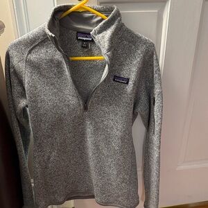 Patagonia Heather Gray Fleece Pullover